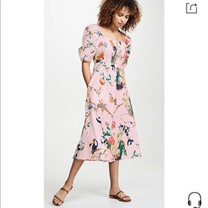 Tanya Taylor Pink Lucinda dress